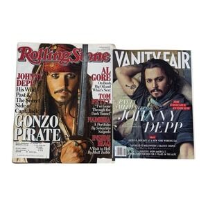 Vintage Vanity Fair Jan 2011 Magazine — Patti Smith & Johnny Depp Cover